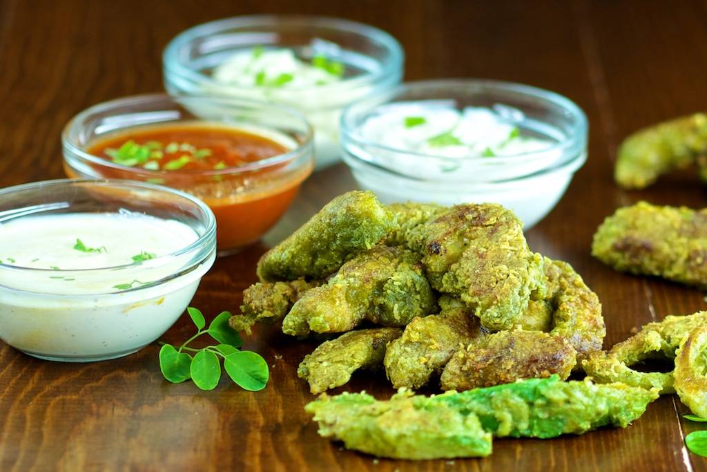 Cheesy Moringa Chicken Tenders