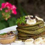 Moringa Banana Pancakes