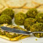 Moringa Pistachio Lemon Cheese Balls