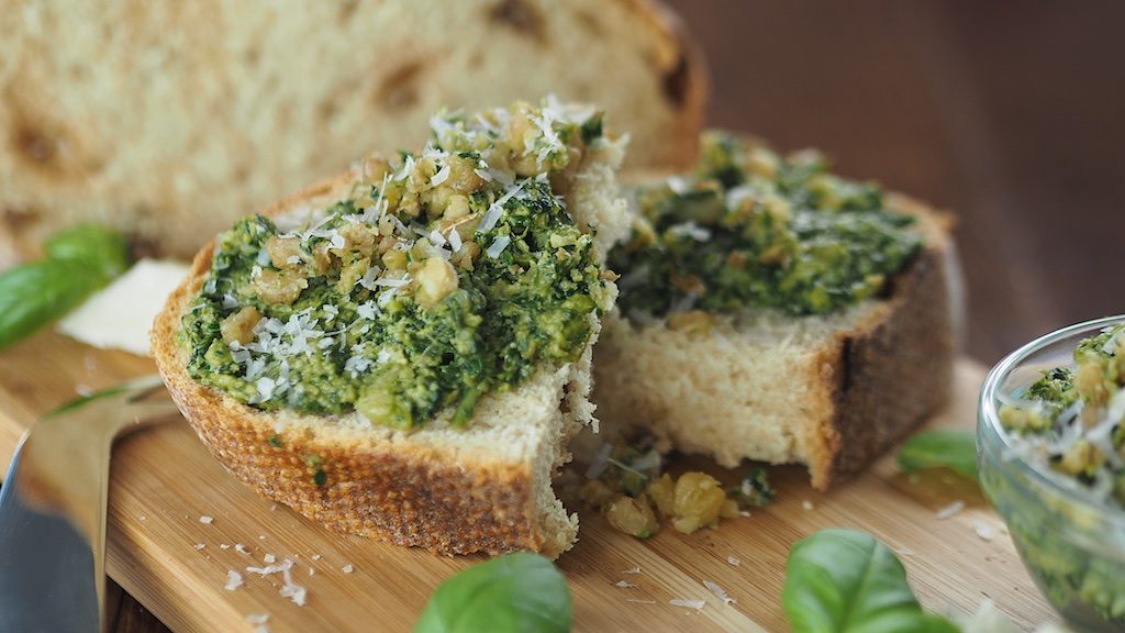 Moringa Basil Walnut Pesto