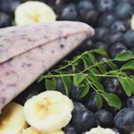 Banana Blueberry Moringa Popsicle