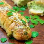 Moringa Stuffed Garlic Bread