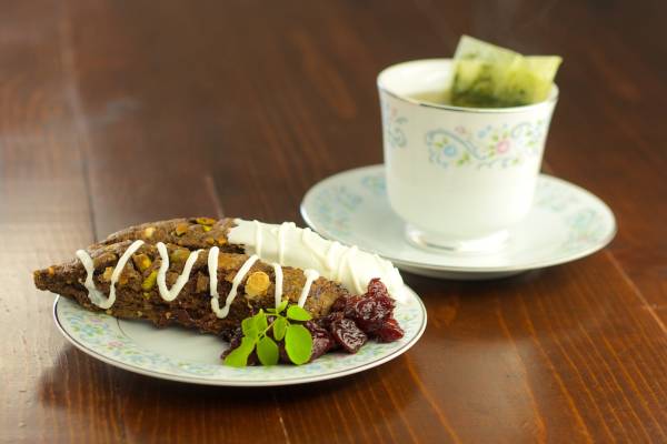 Moringa Scones with Tangerine, Coconut and Chocolate Bits