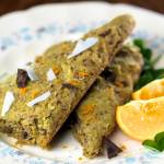 Moringa Scones with Tangerine, Coconut, and Chocolate Bits