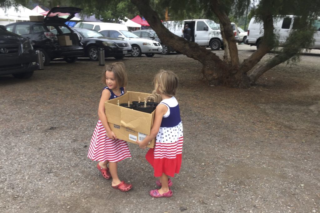 Selling Moringa At The Poway Farmers Market